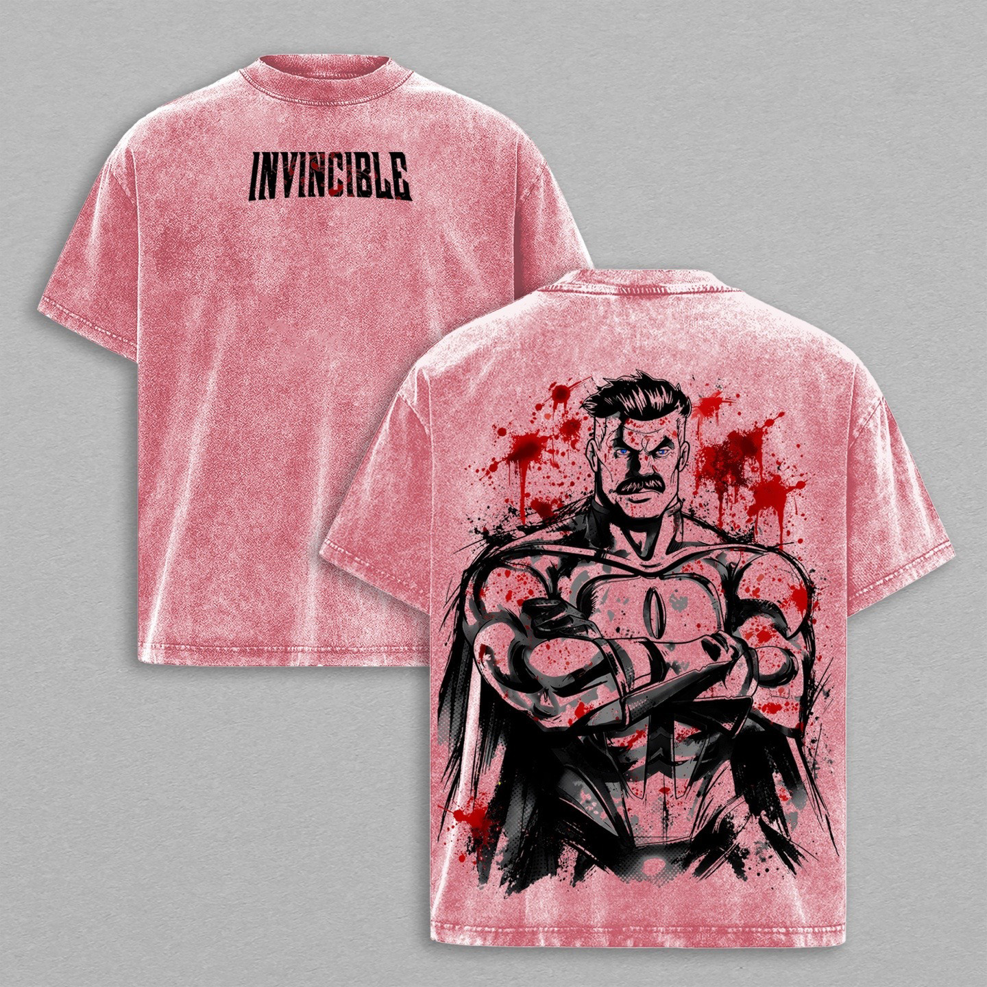 Omni-Man,Invincible Unisex Washed T-Shirt