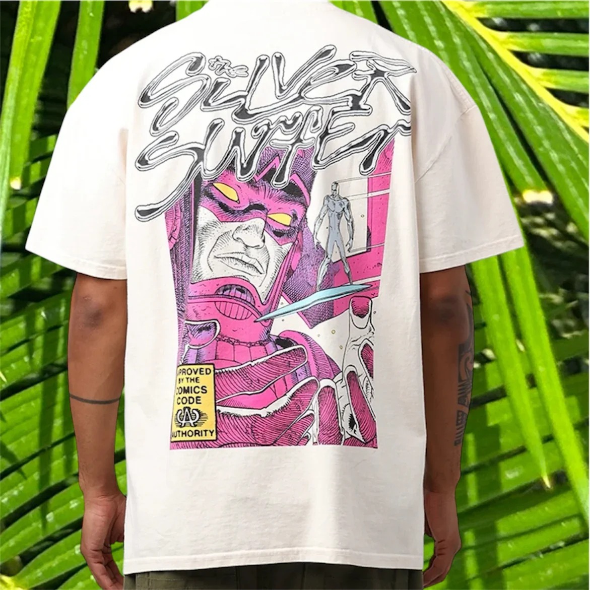 Marvel Silver Surfer Heavyweight Oversize Unisex Shirts/Crewneck/Hoodie