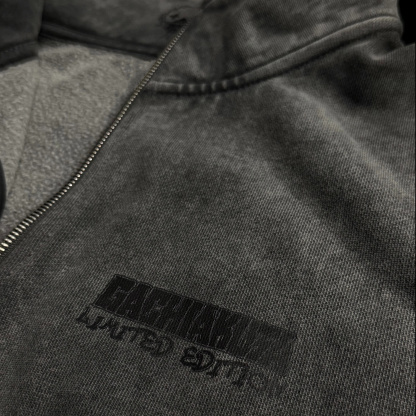 Gachiakuta Unisex Washed Half-Zip Hoodie