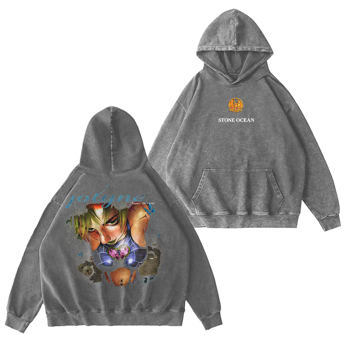 Jolyne Cujoh Stone Ocean Jojo Vintage Washed T-shirt/Crewneck/Hoodie