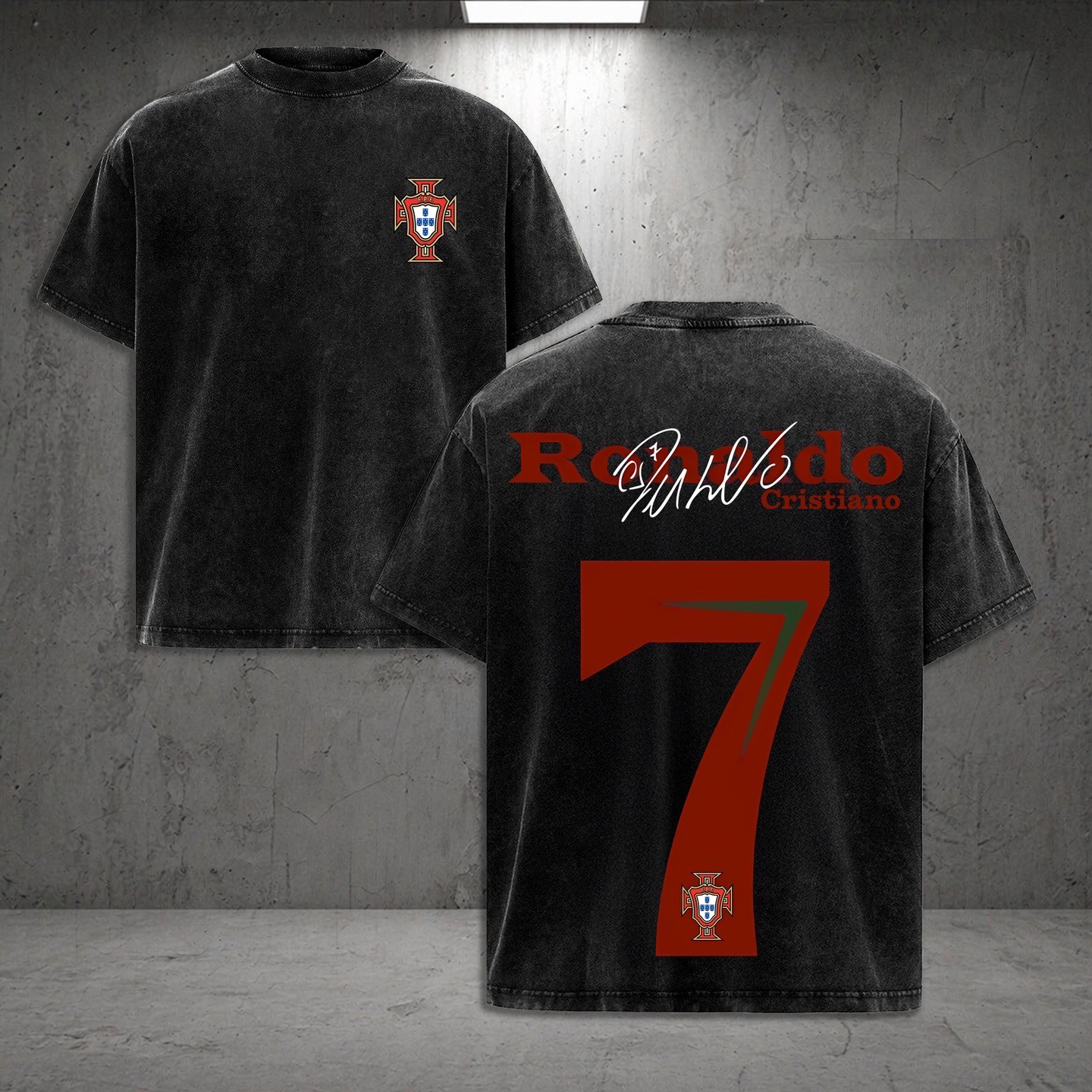 Ronaldo Cristianoronaldo  Washed T-shirt/Crewneck/Hoodie