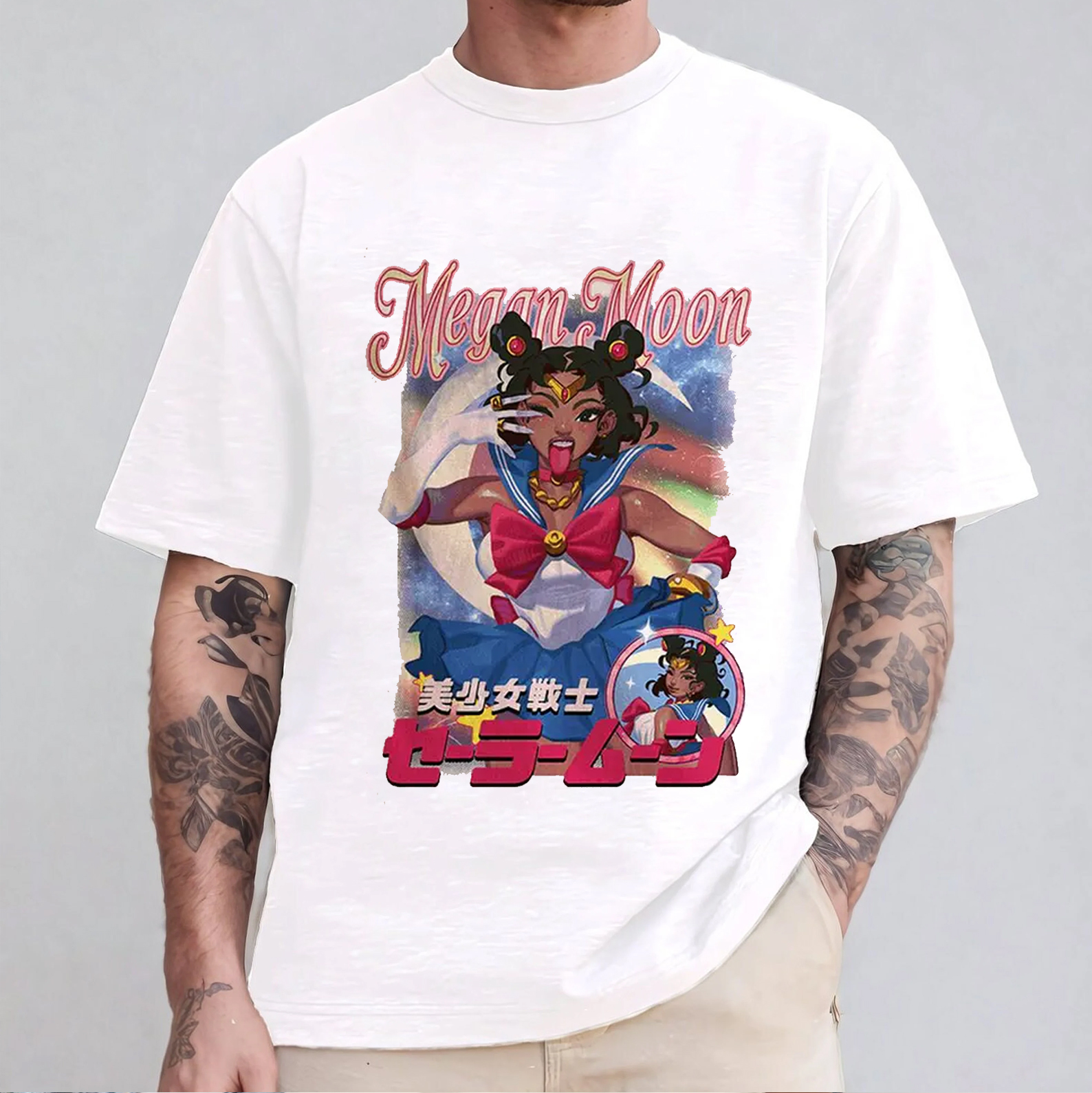 Sailor Moon Unisex Washed T-Shirt