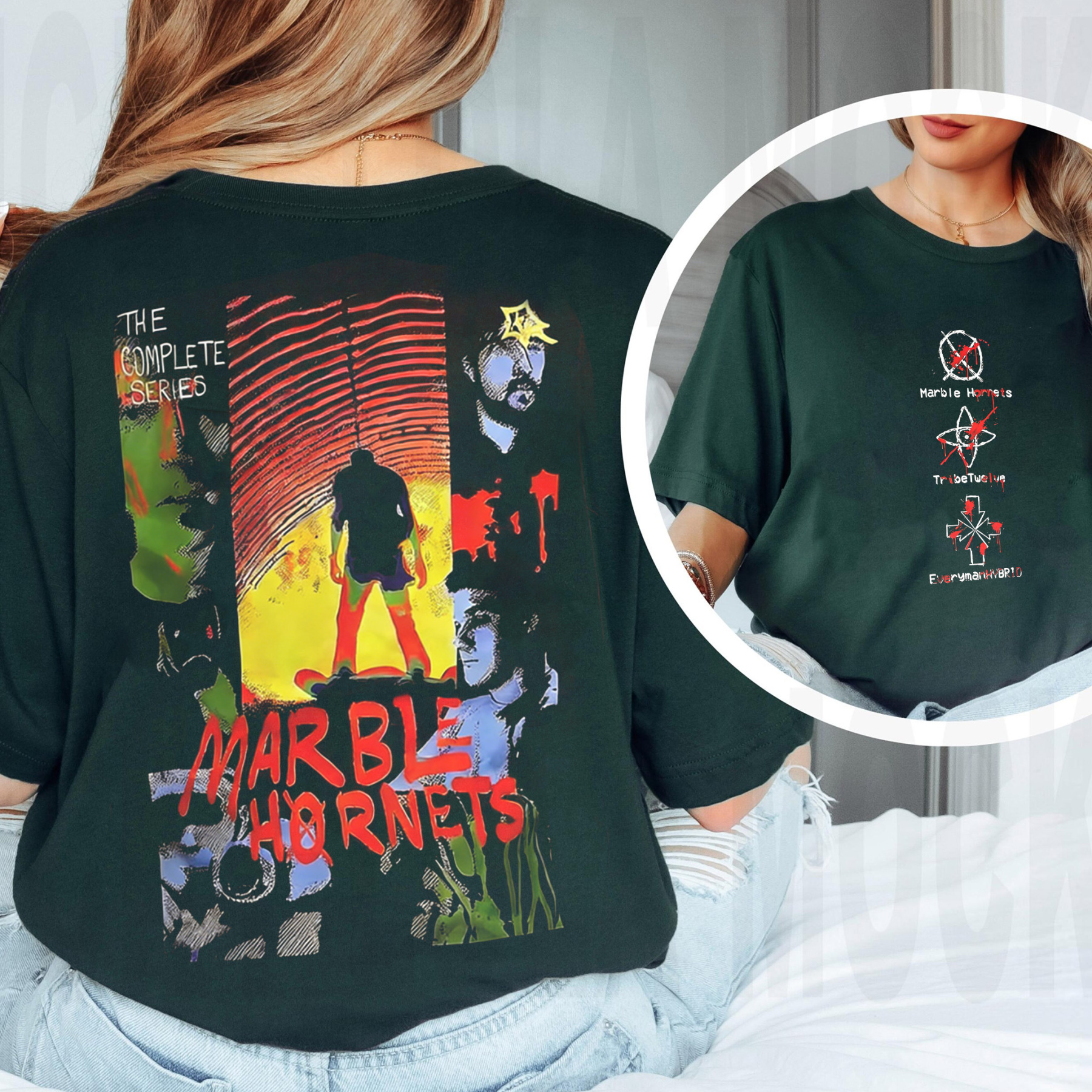 Static, fear, and a quiet walk home Marblehornets Unisex Cotton T-shirt/Crewneck/Hoodie