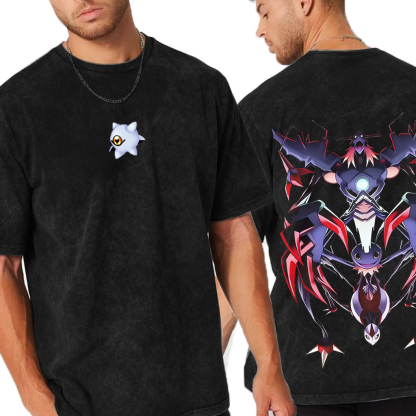 Digimon Anime Double Vintage Washed T-shirt/Crewneck/Hoodie