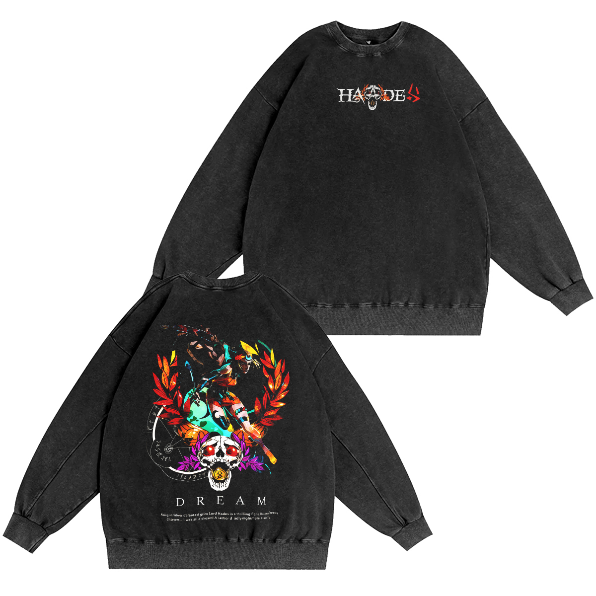 Myth, chaos and power all Hades II Vintage Washed T-shirt/Crewneck/Hoodie