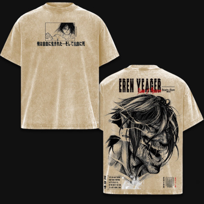 Attack on Titan Washed T-shirt/Crewneck/Hoodie
