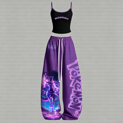 Pokémon Top & Elasticated Trousers Two-Piece Set
