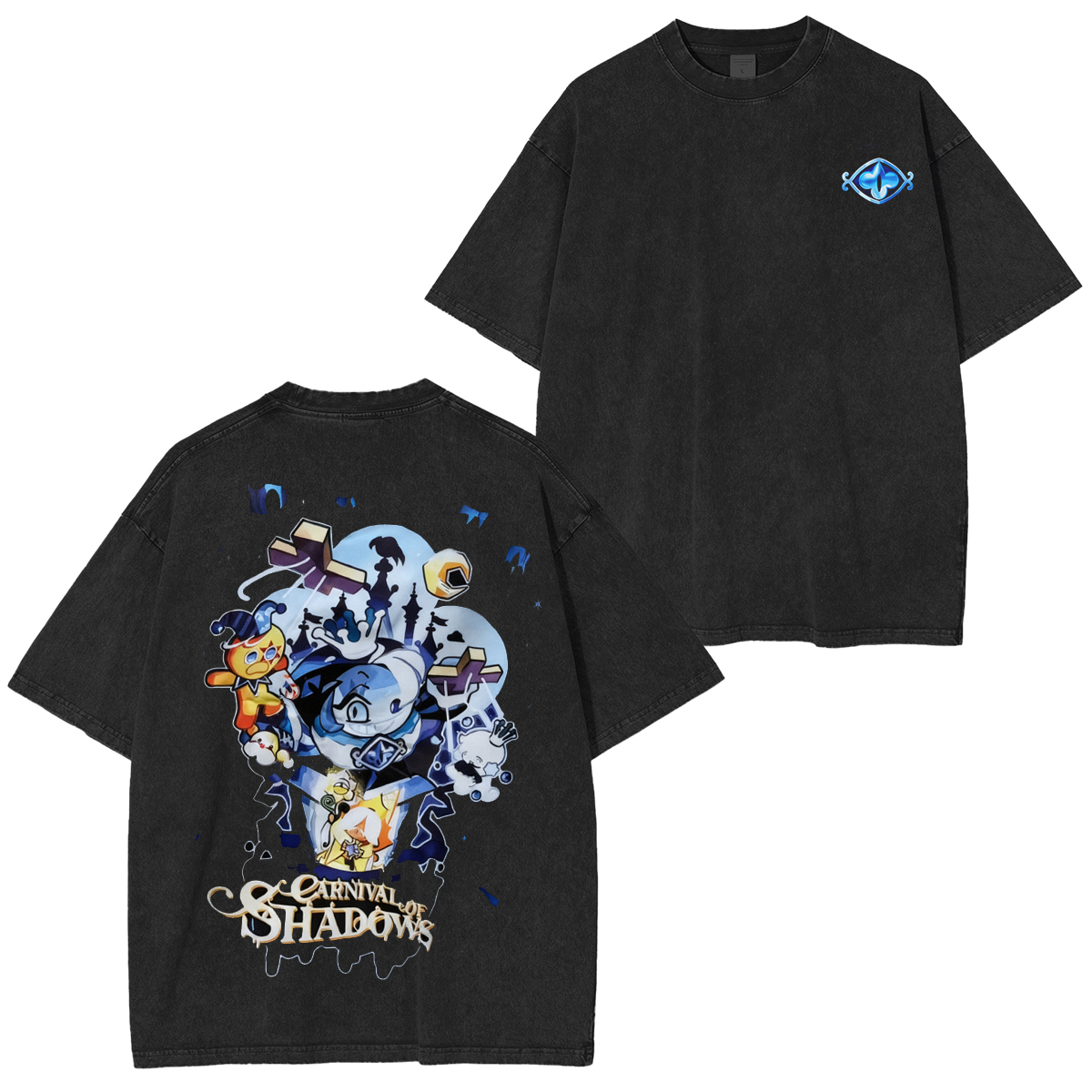 CookieRun: Kingdom Gingerbread Man Kingdom Shadow Milk Vintage Washed T-shirt/Crewneck/Hoodie