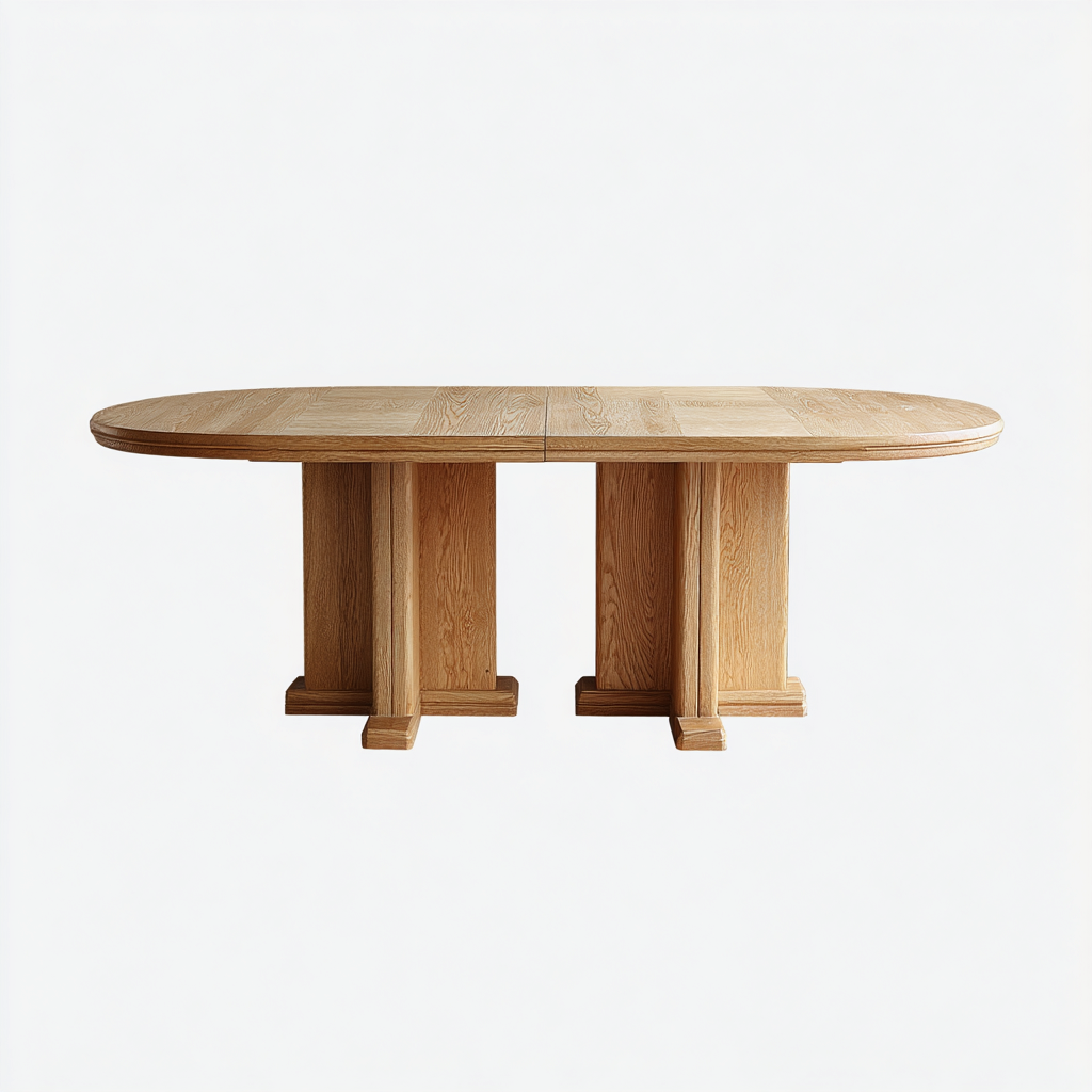 Mesa de comedor madera maciza 200x100x75 cm - madera natural - diseño contemporáneo adecuado para comedor-Miviahanest
