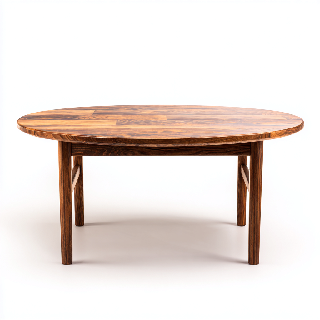 Mesa de centro de madera maciza 128x66x46 cm - marrón - diseño nórdico para salón-Miviahanest