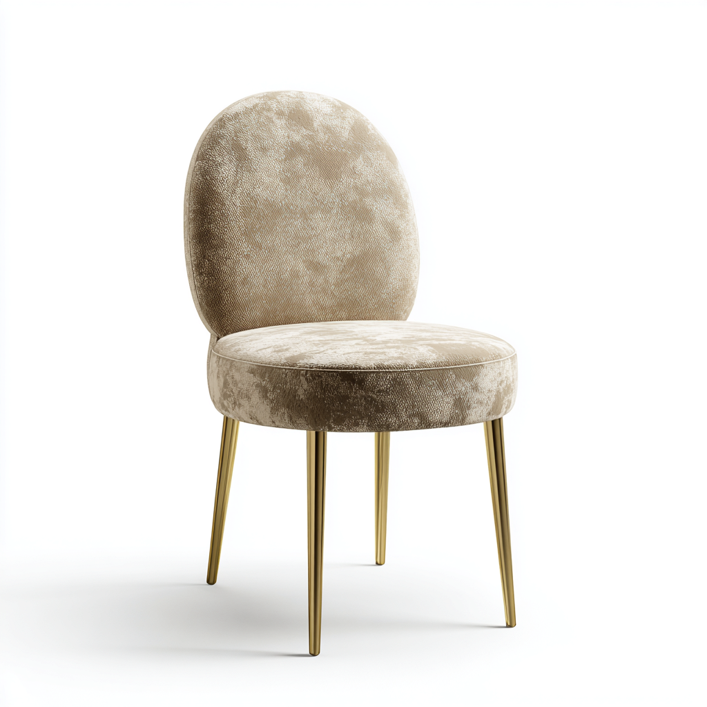 Silla de comedor tela 60x58x85 cm - beige - diseño moderno apta para comedor-Monoiohome