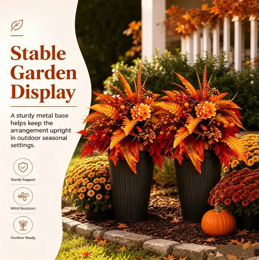 🔥 Best Seller | LAST DAY 50% OFF 🎃 Autumn Harvest Floral Garden Stake Arrangement, In Stock
