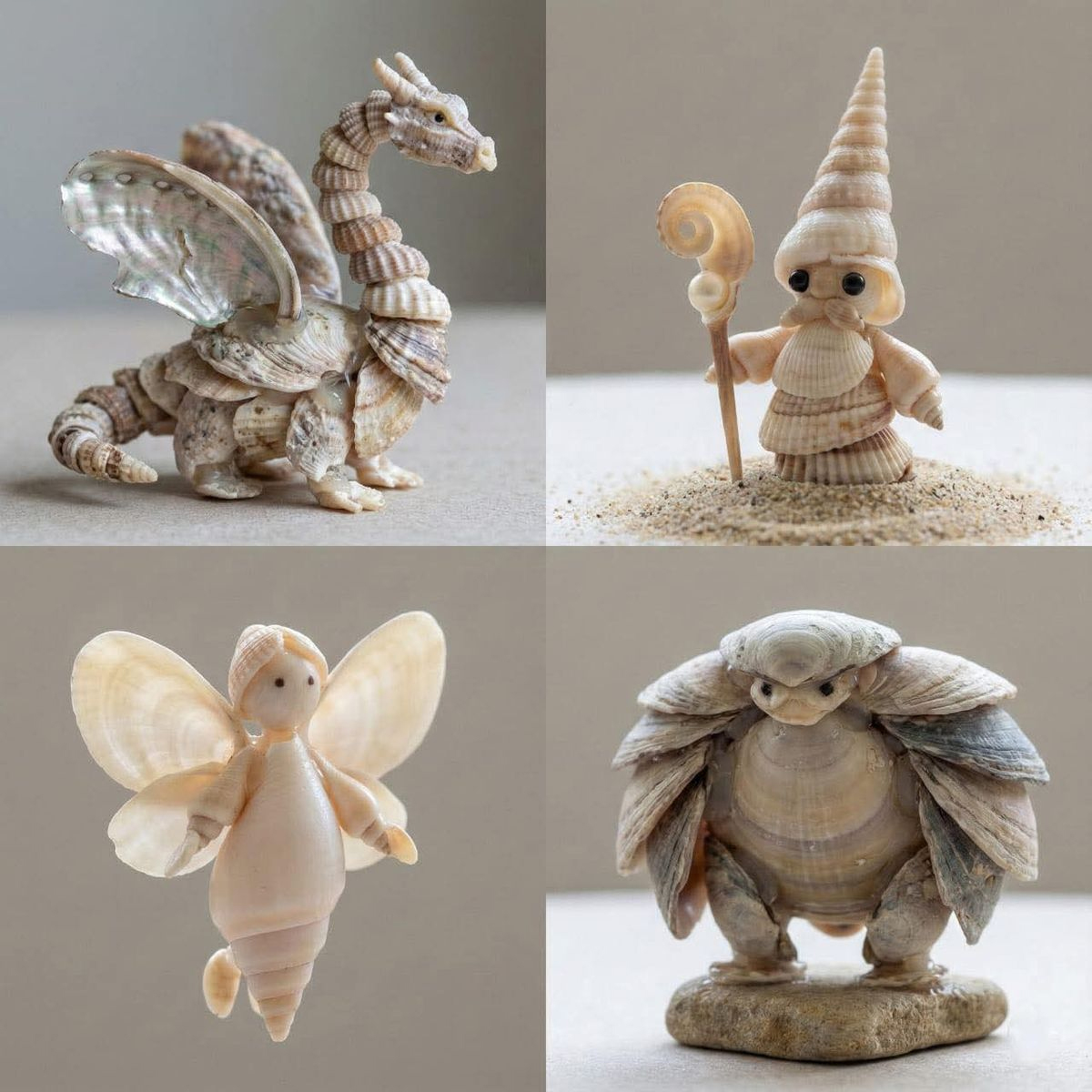 Seashell Fantasy Creatures – DIY Craft Kit