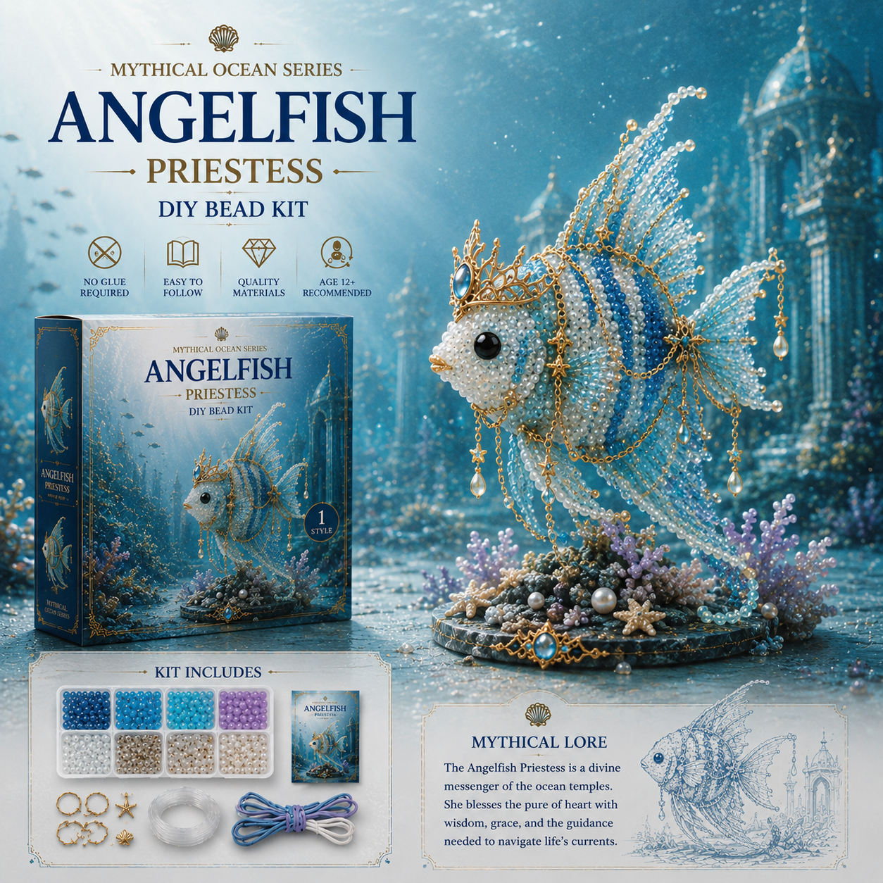 🔥Last Day: 50% Off 🌊 Mythical Ocean DIY Bead Kit