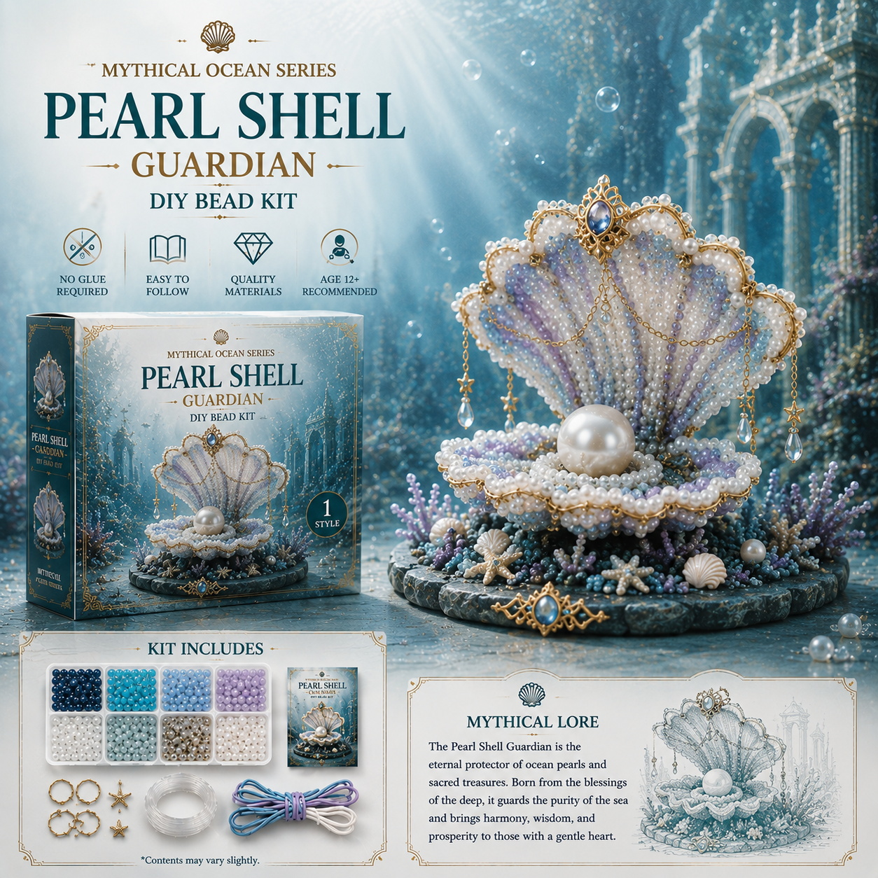 🔥Last Day: 50% Off 🌊 Mythical Ocean DIY Bead Kit