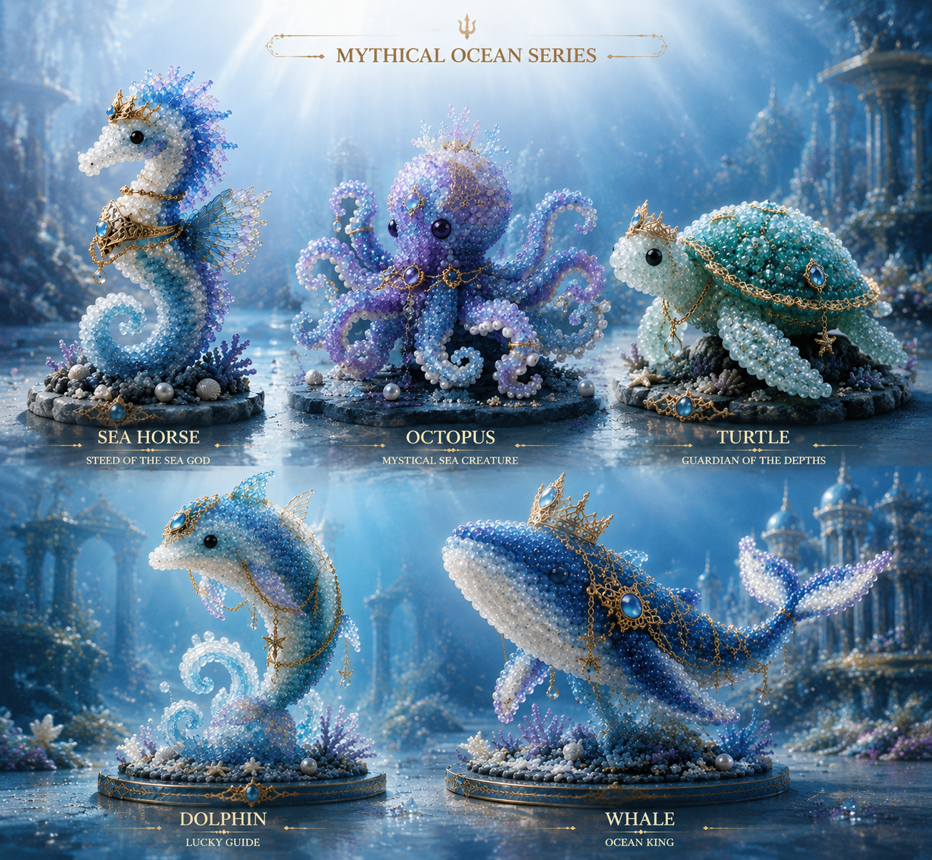 🔥Last Day: 50% Off 🌊 Mythical Ocean DIY Bead Kit