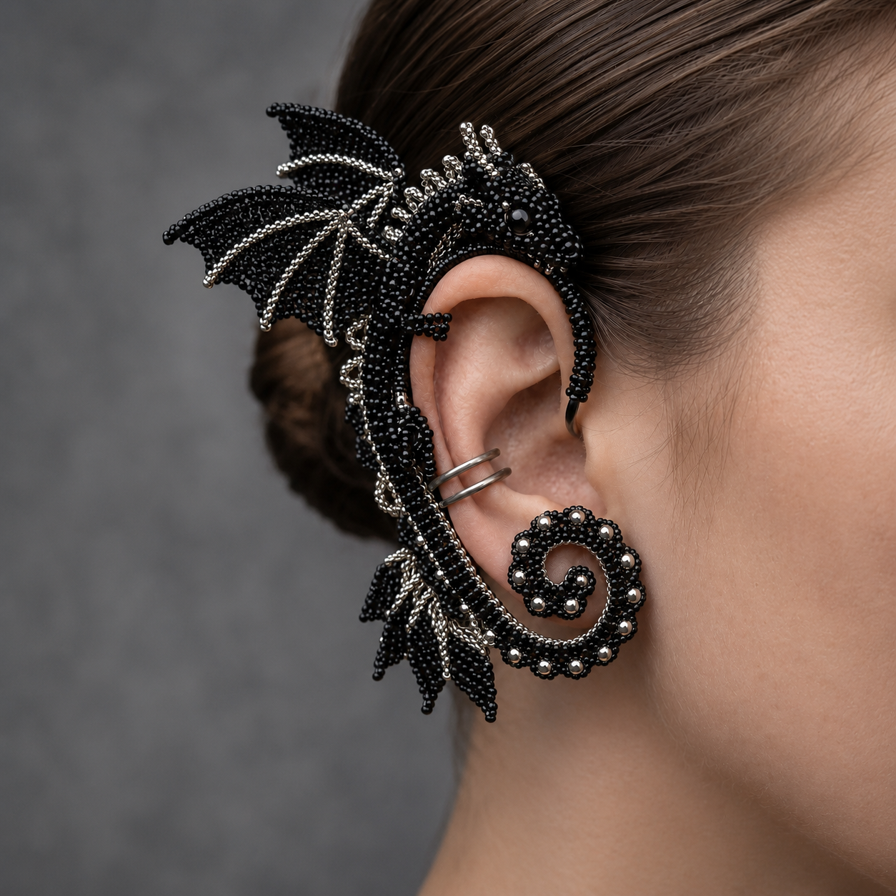 DIY Beaded Dragon Ear Cuff Kit