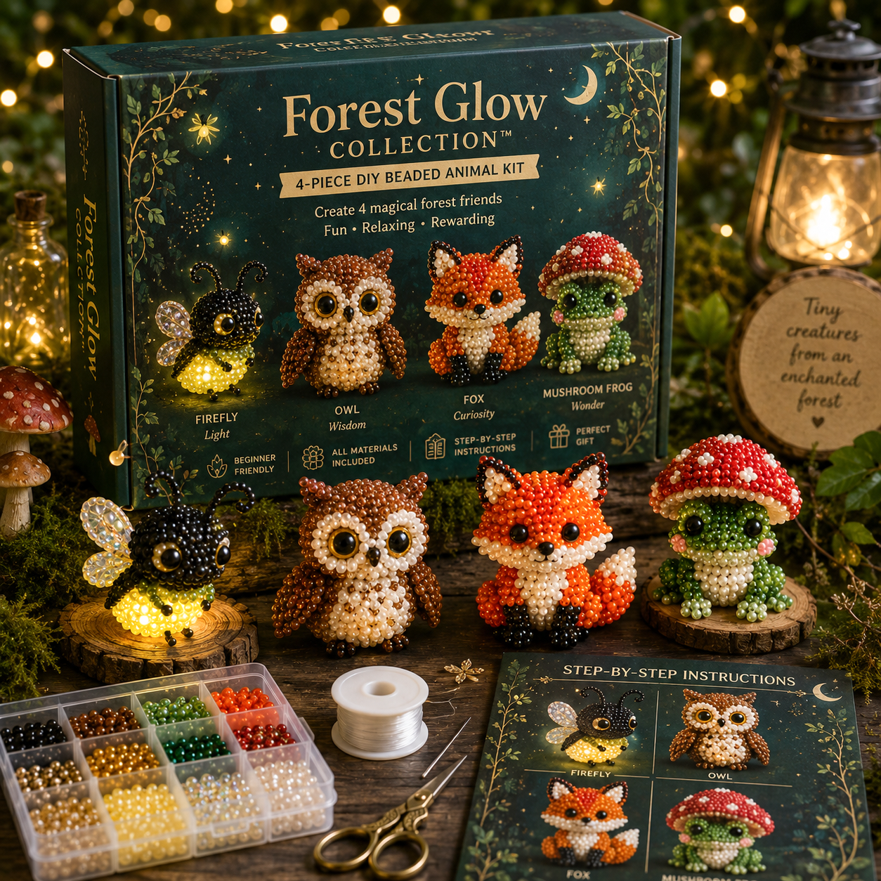 3D Beaded Animal & Fantasy DIY Collection