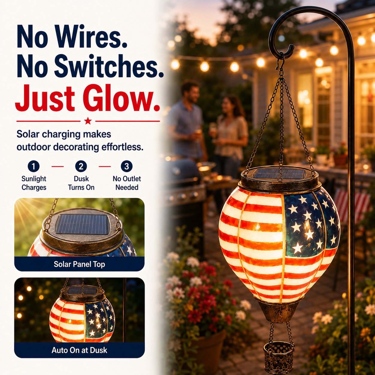 250th Anniversary Solar Hot Air Balloon Lantern