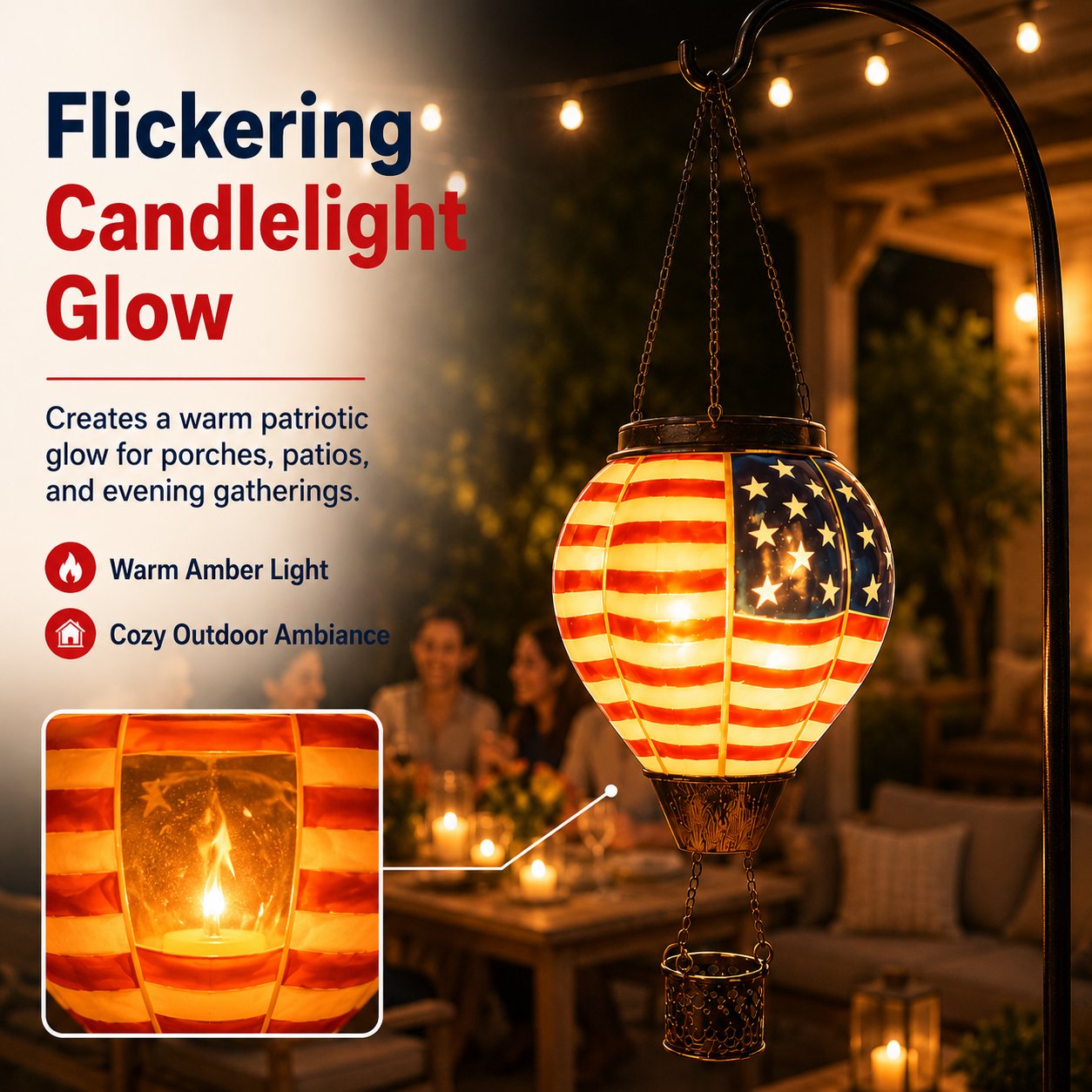 250th Anniversary Solar Hot Air Balloon Lantern