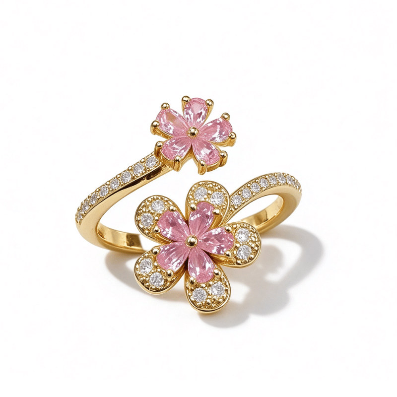 Double Bloom Ring