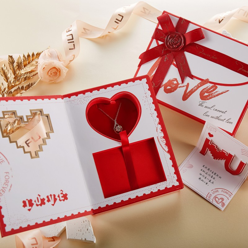 Love Letter Shaped Jewelry Gift Box
