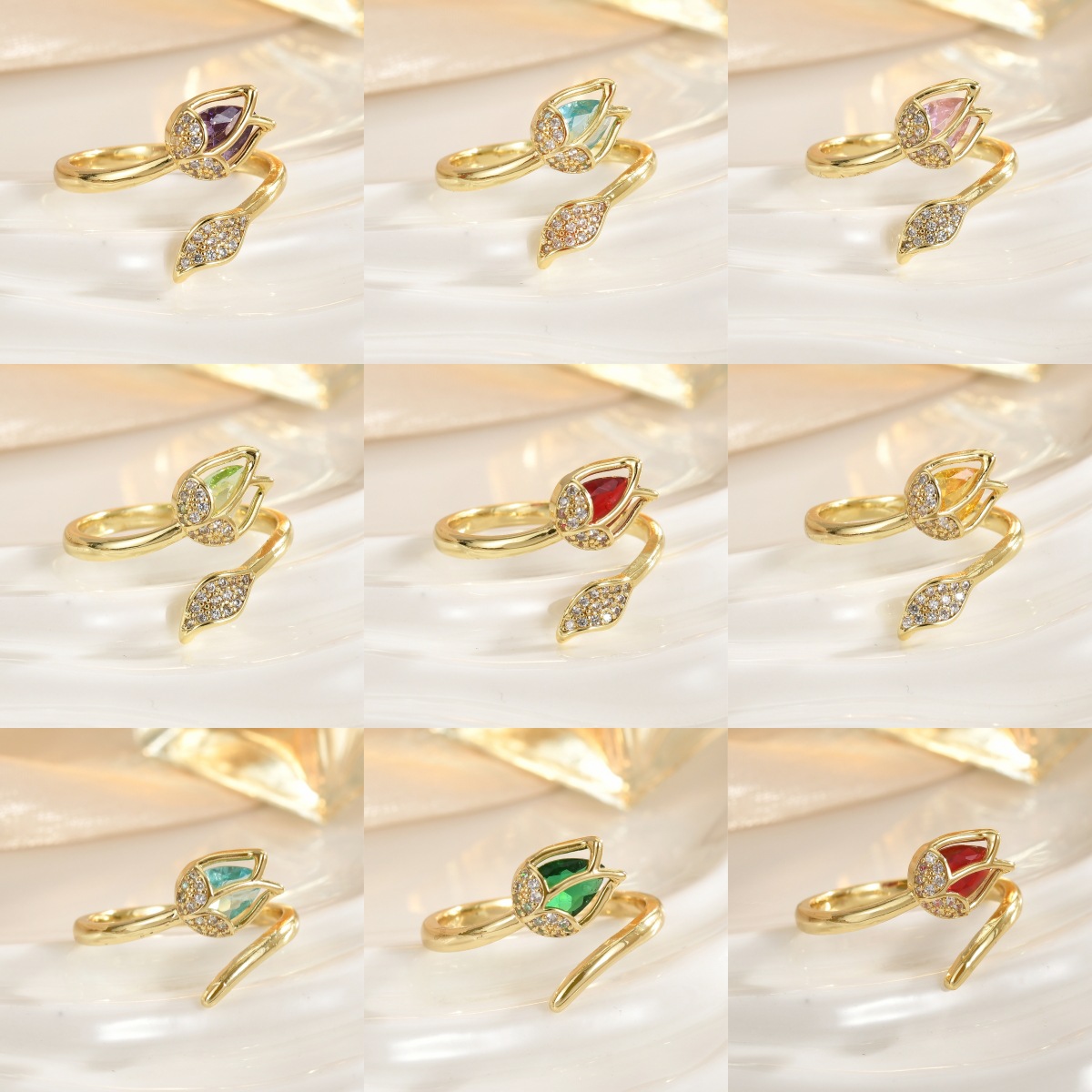 Fairy Tulip Flower-【Ring】