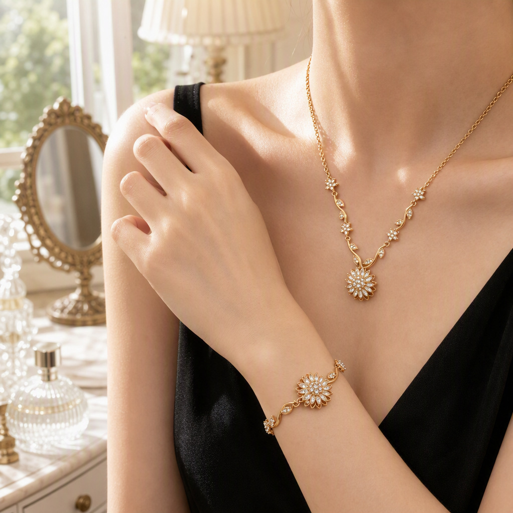 Sun Flower Bracelet / Necklace