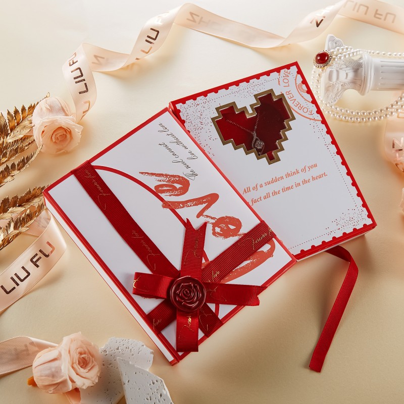 Love Letter Shaped Jewelry Gift Box
