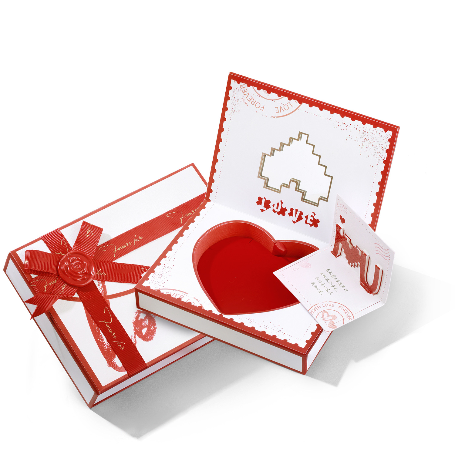 Love Letter Shaped Jewelry Gift Box