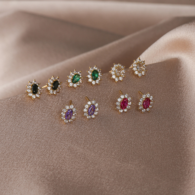 Sun Flower Oval Ring / Necklace / Set