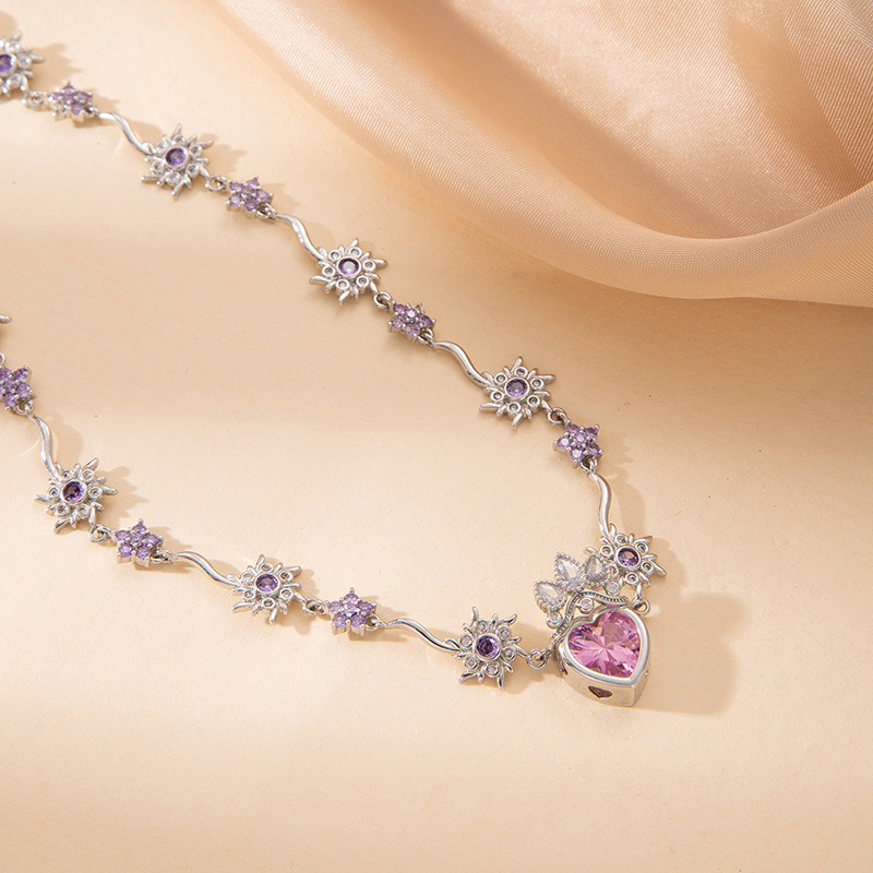 Sunflower Heart Pendant-【necklace】
