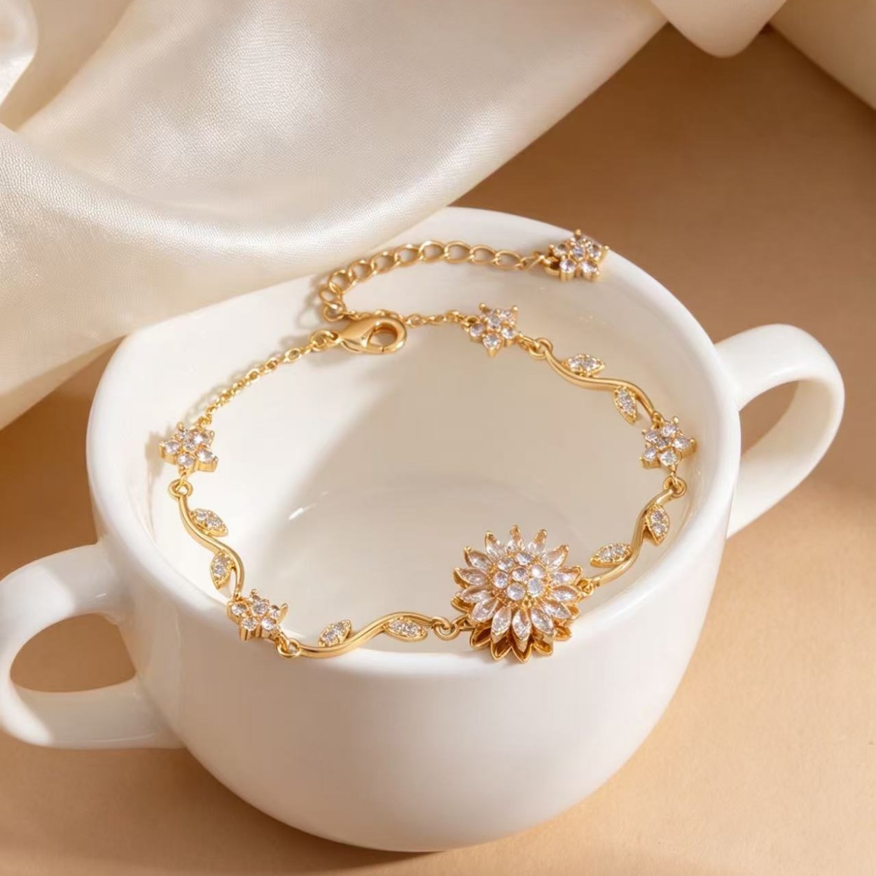Sun Flower Bracelet / Necklace