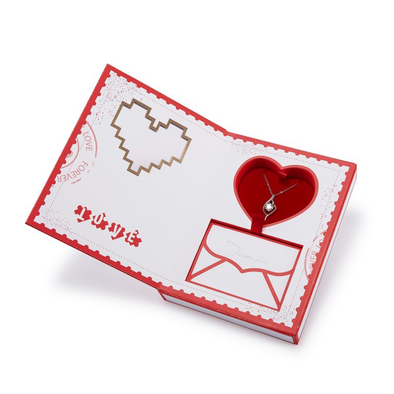 Love Letter Shaped Jewelry Gift Box
