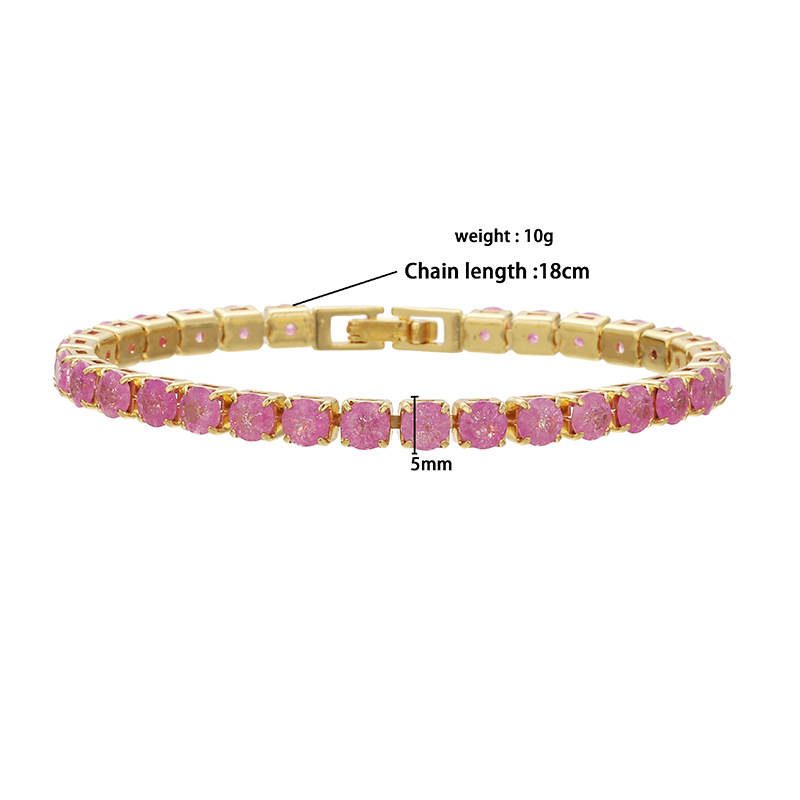 Candy Color Pave Stackable Bracelet