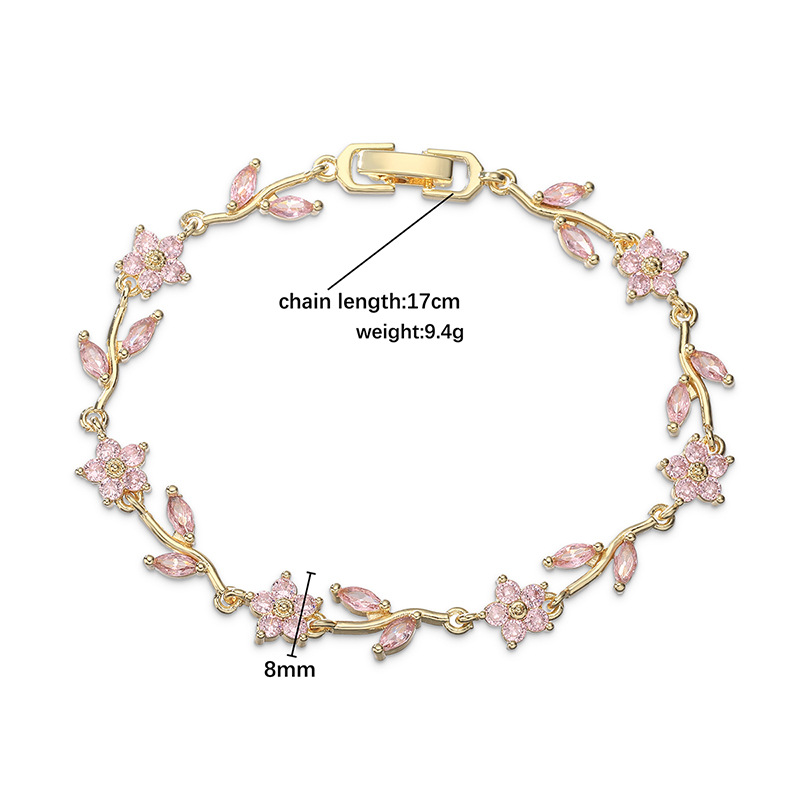 Vine Five-Petal Flower Bracelet