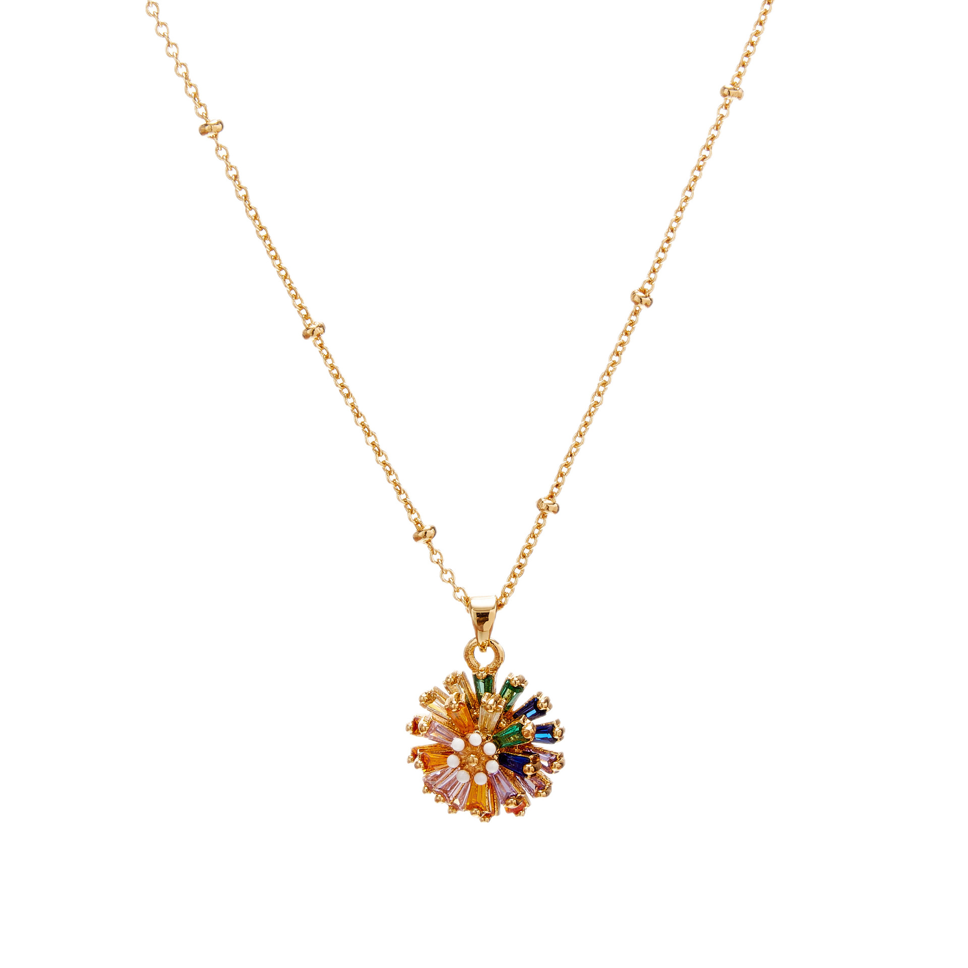 Rainbow Daisy Bracelet / Necklace / Ring / Earrings / Set