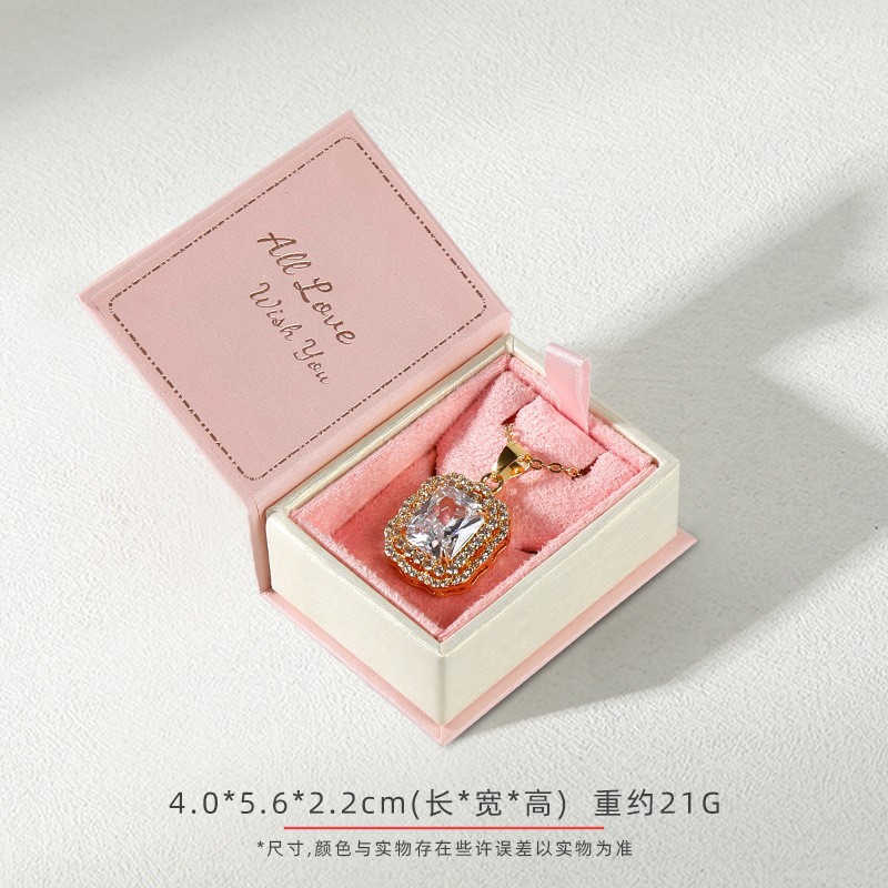 Vintage Book Shaped Jewelry Gift Box