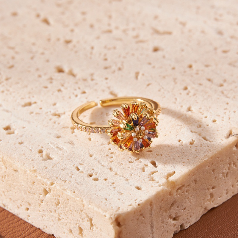 Rainbow Daisy Bracelet / Necklace / Ring / Earrings / Set