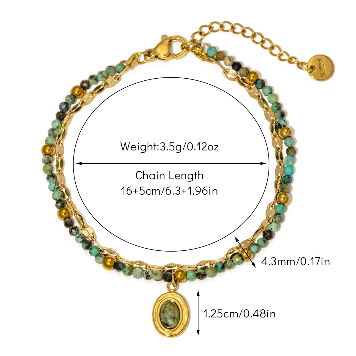 Boho Natural Stone Bracelet