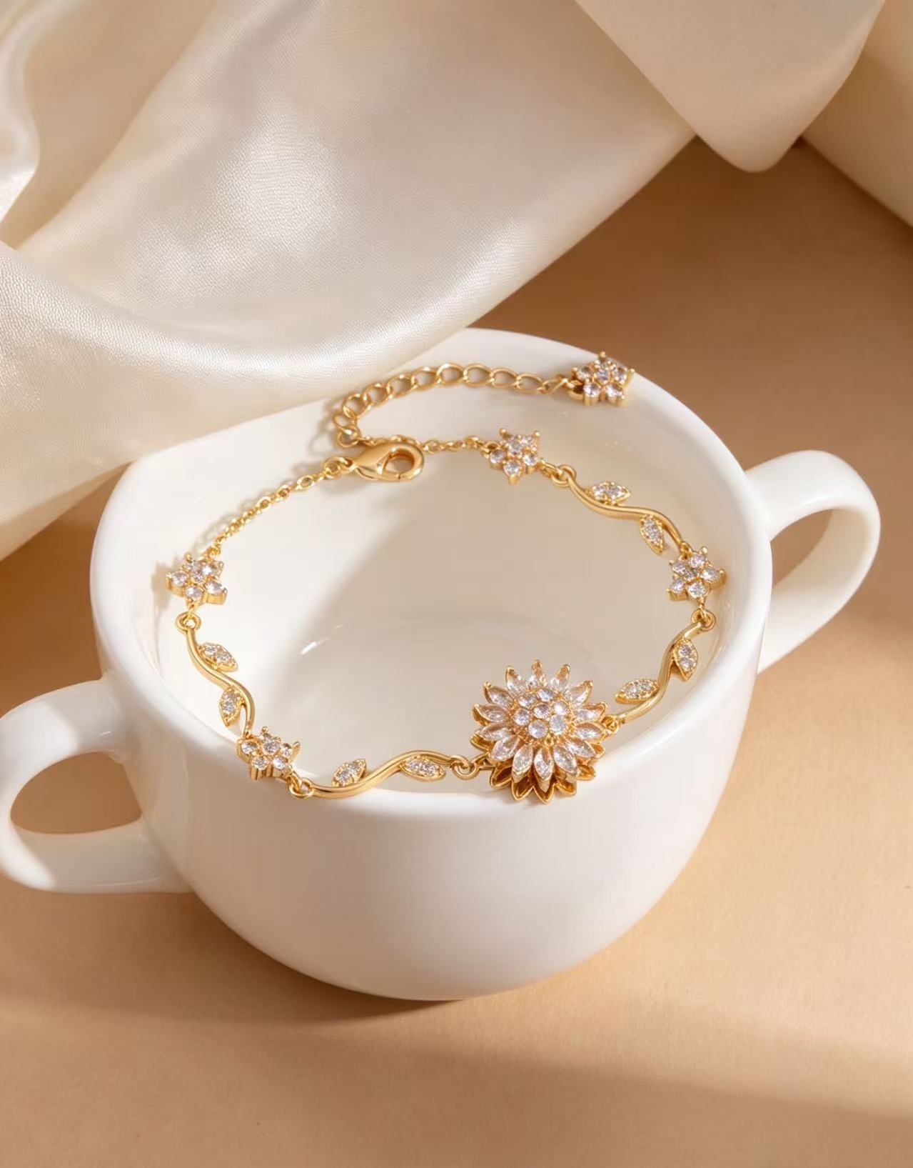 Sun Flower Bracelet / Necklace