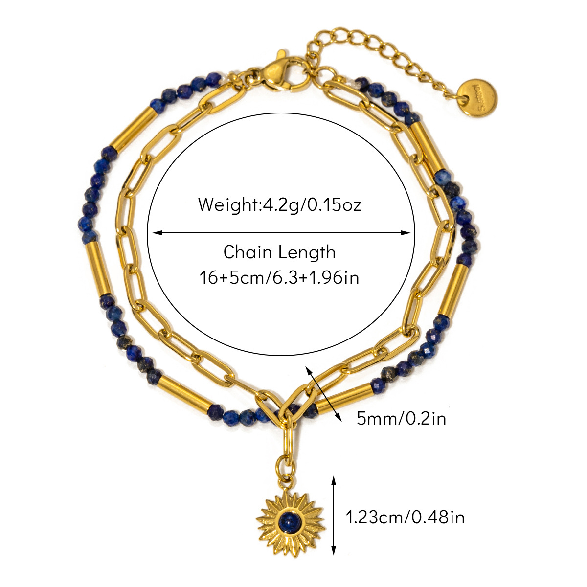 Boho Natural Stone Bracelet