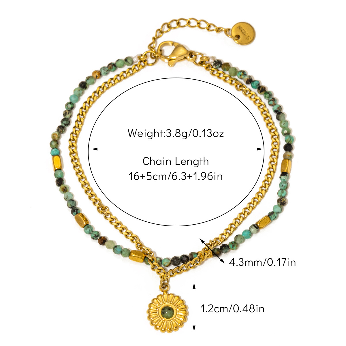 Boho Natural Stone Bracelet