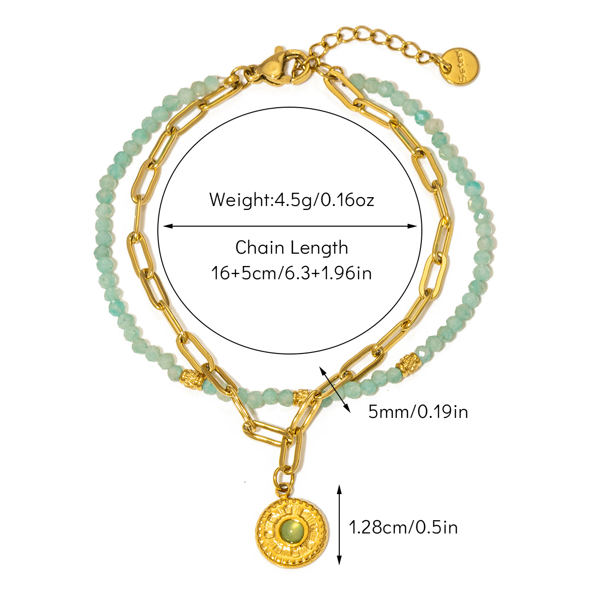 Boho Natural Stone Bracelet