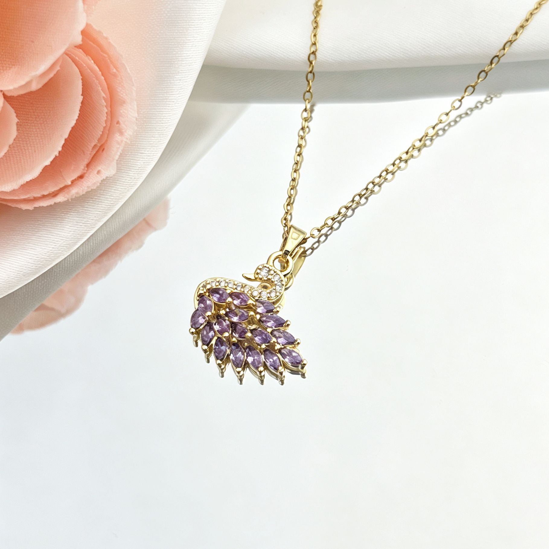 Swan Pendant-【necklace/earrings】