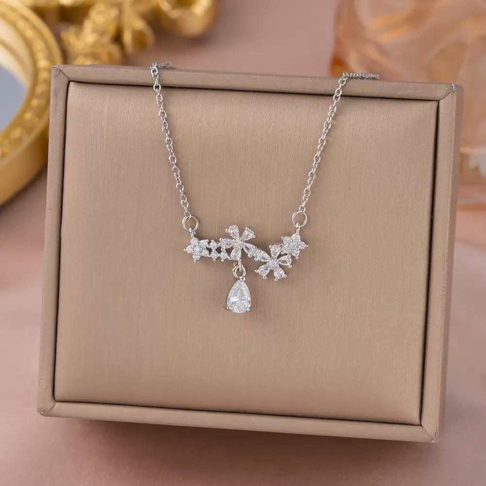 Sakura Water Drop-【necklace】