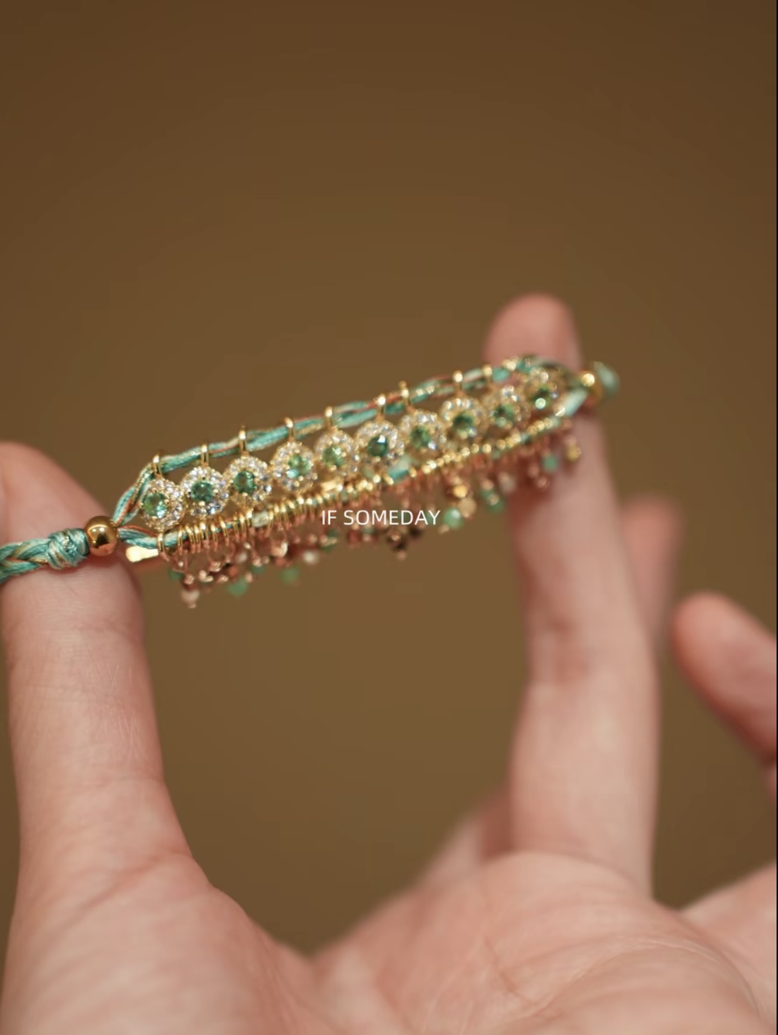 Stellar Wanderer Zircon Tassel Braided Bracelet