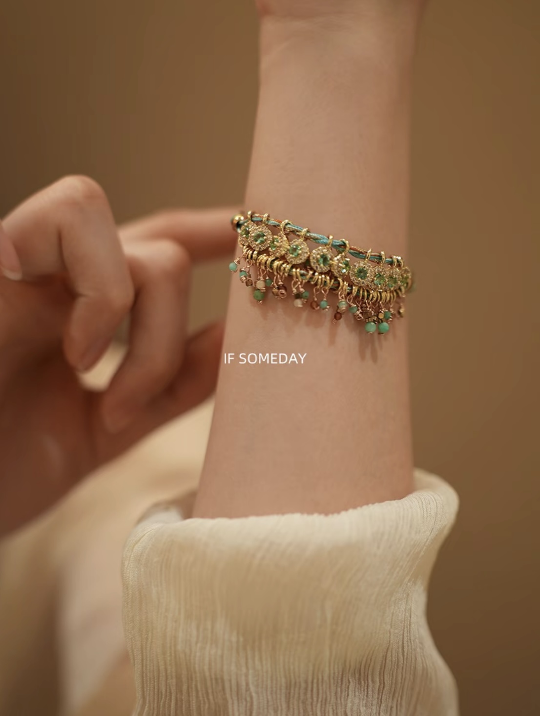 Stellar Wanderer Zircon Tassel Braided Bracelet
