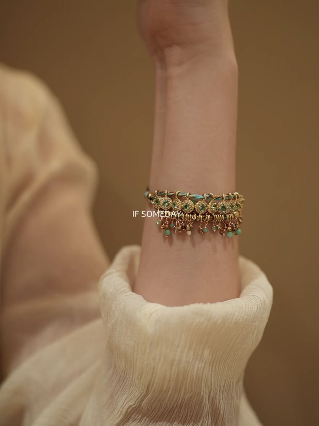 Stellar Wanderer Zircon Tassel Braided Bracelet