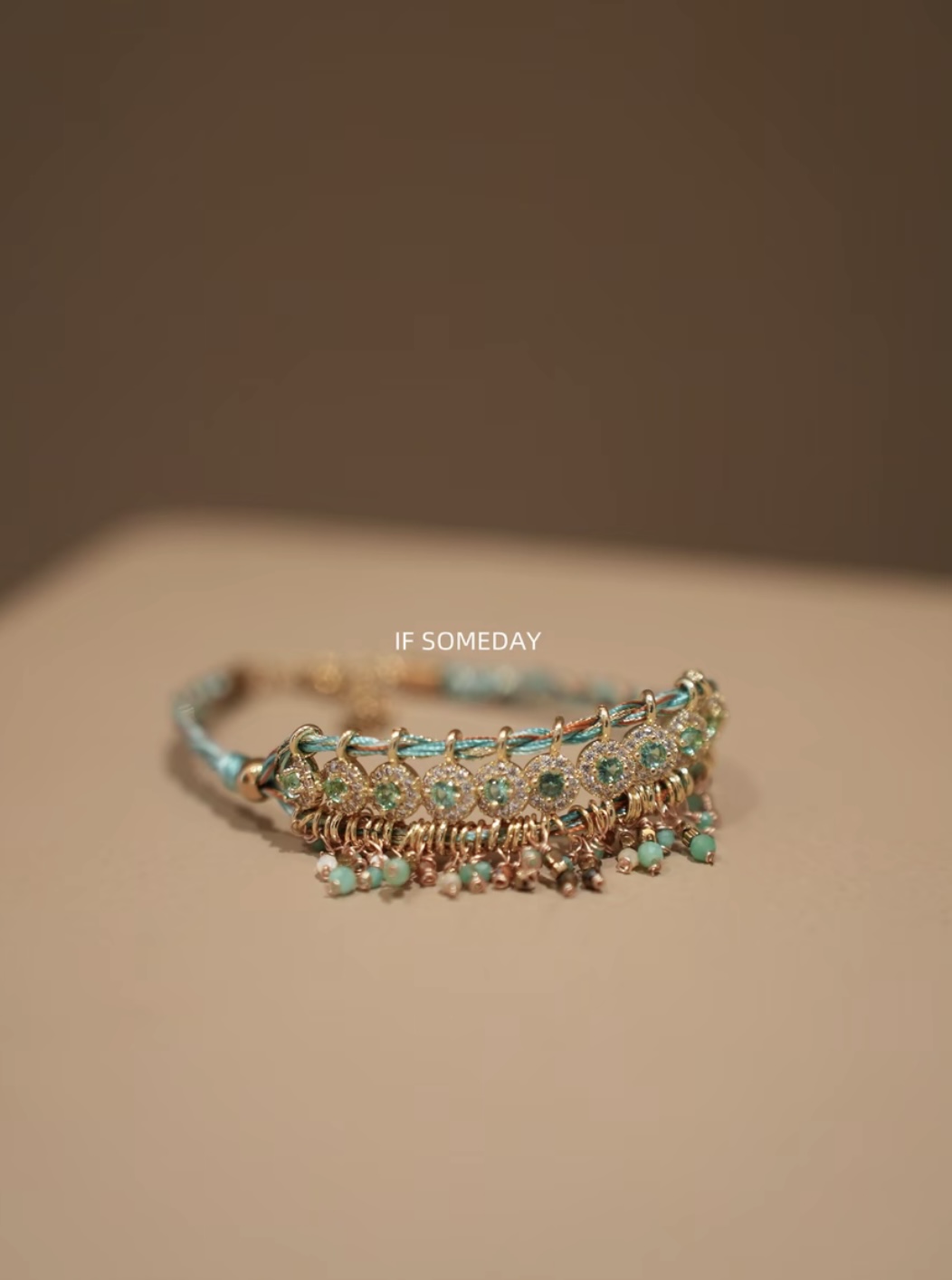 Stellar Wanderer Zircon Tassel Braided Bracelet